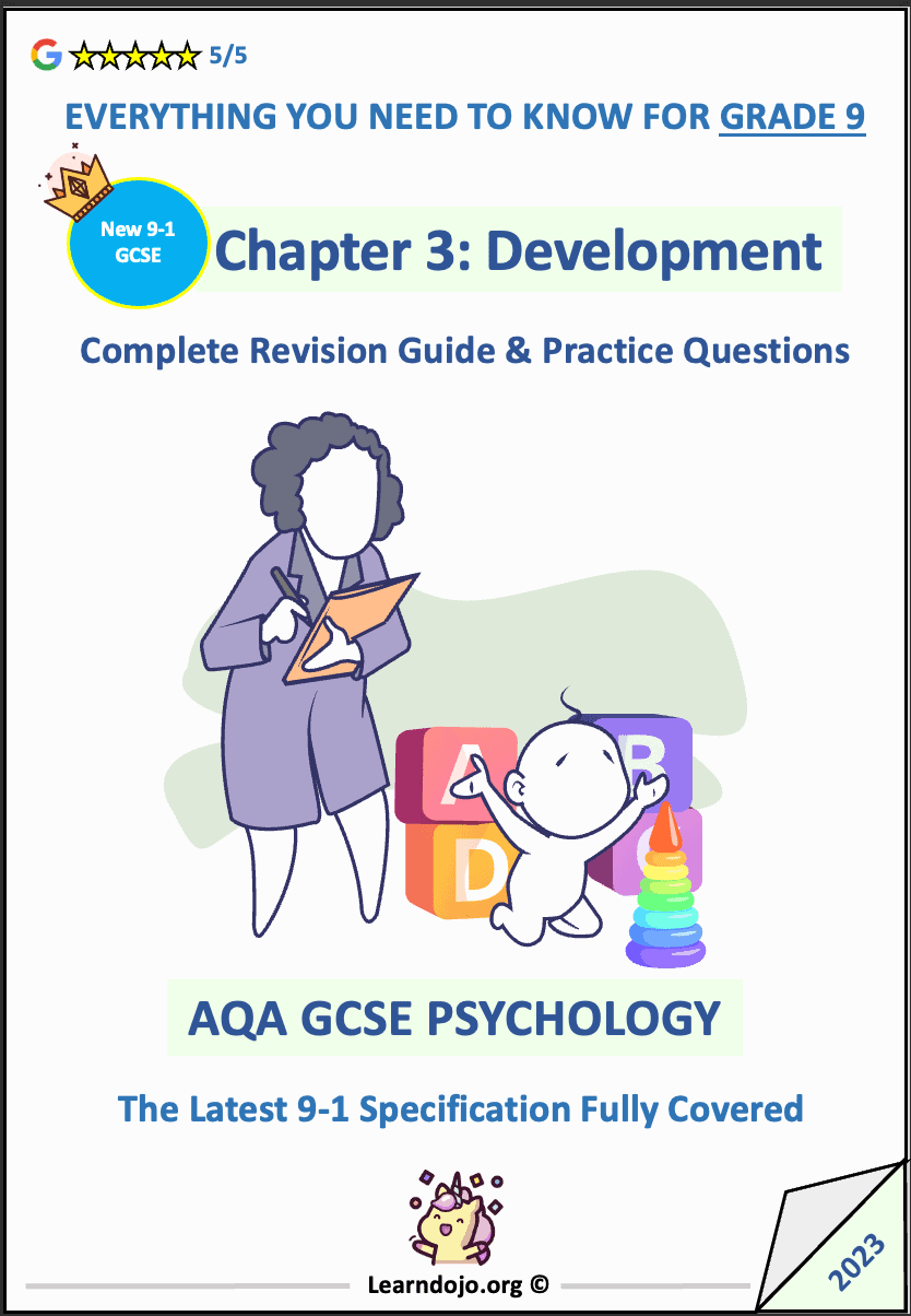 aqa gcse psychology development workbook