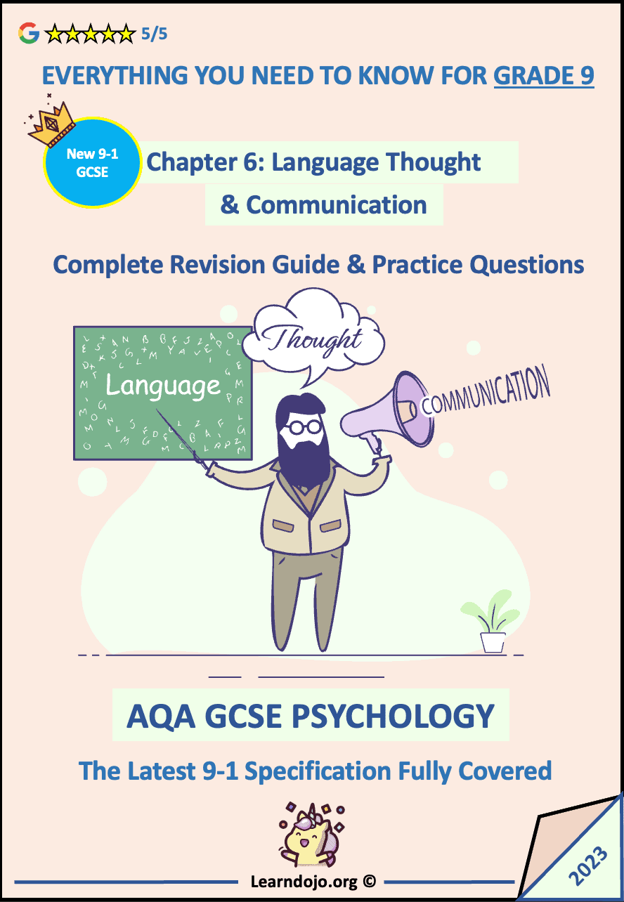 aqa gcse psychology language thought and communication
