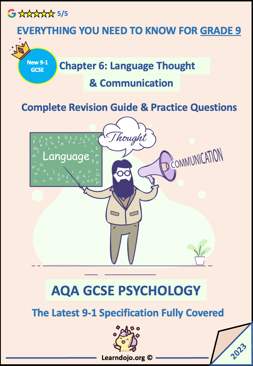 AQA GCSE Psychology Language Thought and Communication Revision