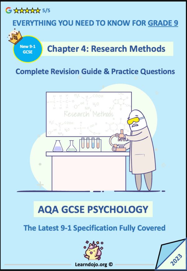 AQA GCSE Psychology Research Methods Revision | Learndojo