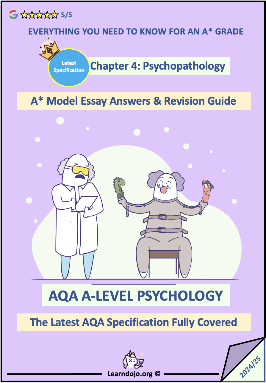 AQA A Level Psychology Psychopathology Model Essay Answers Revision